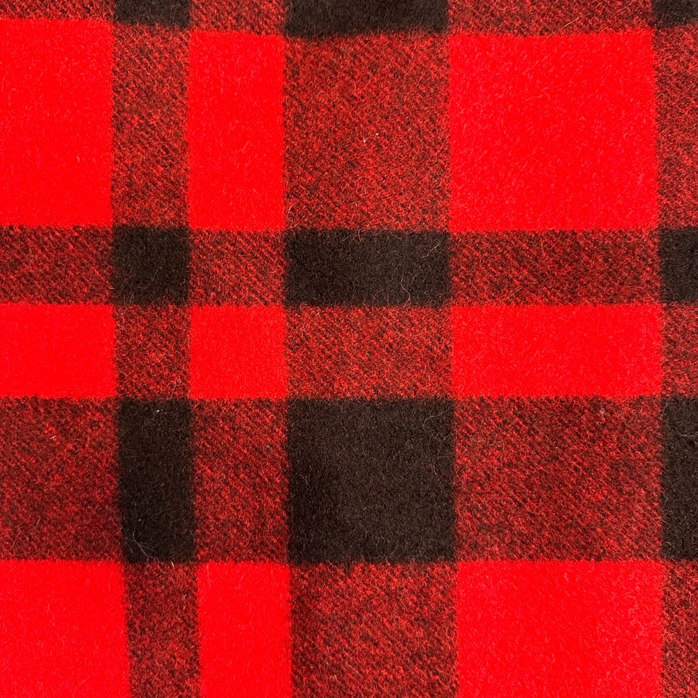 CC Filson Mackinaw Wool Vest Mens 38 Red Black Buffalo Plaid Style 20 USA Made - Picture 10 of 11